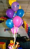 Baloane multicolore suspendate